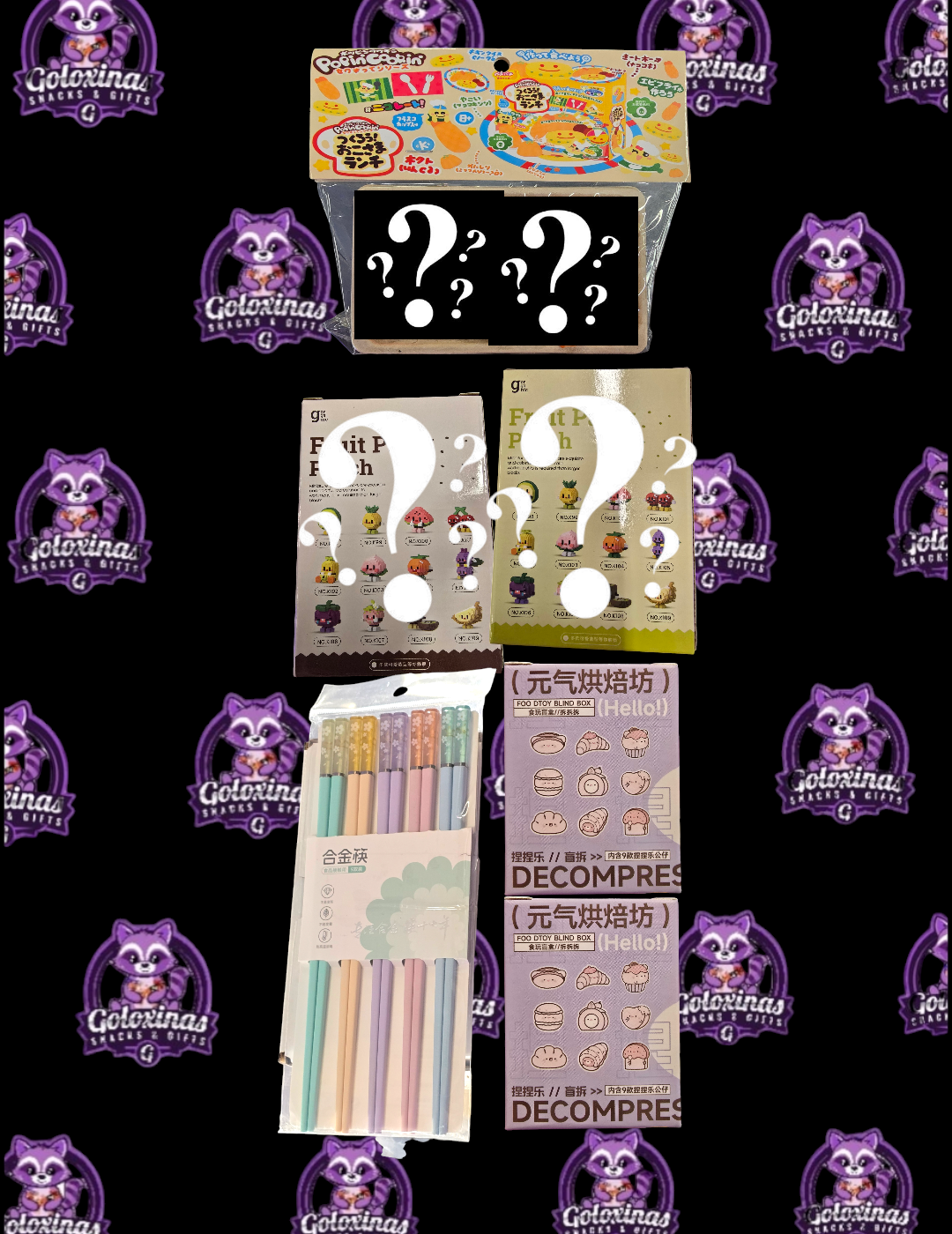 Mystery Asian Snack Box For Two + Surprise Toys