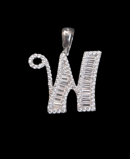 Letter W Pendant