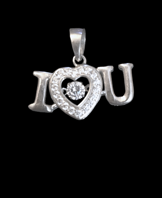 I Love You Heart Pendant