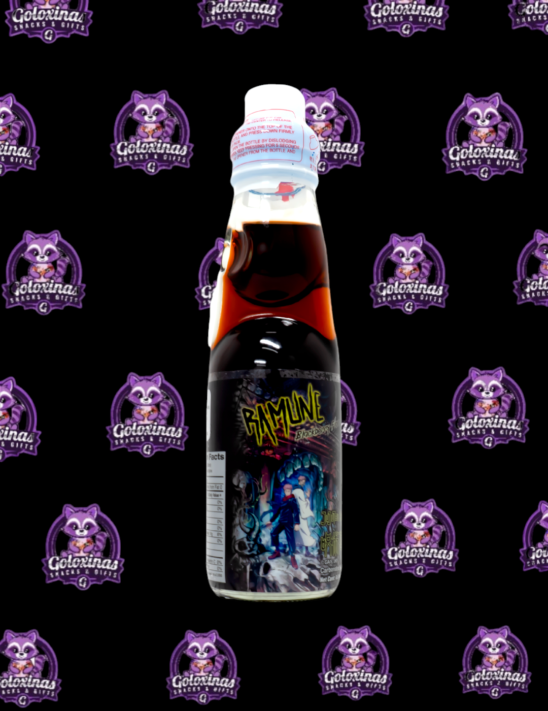 Jujustu Kaisen Ramune Blackberry Flavor (Yuji Itadori) – Goloxinas