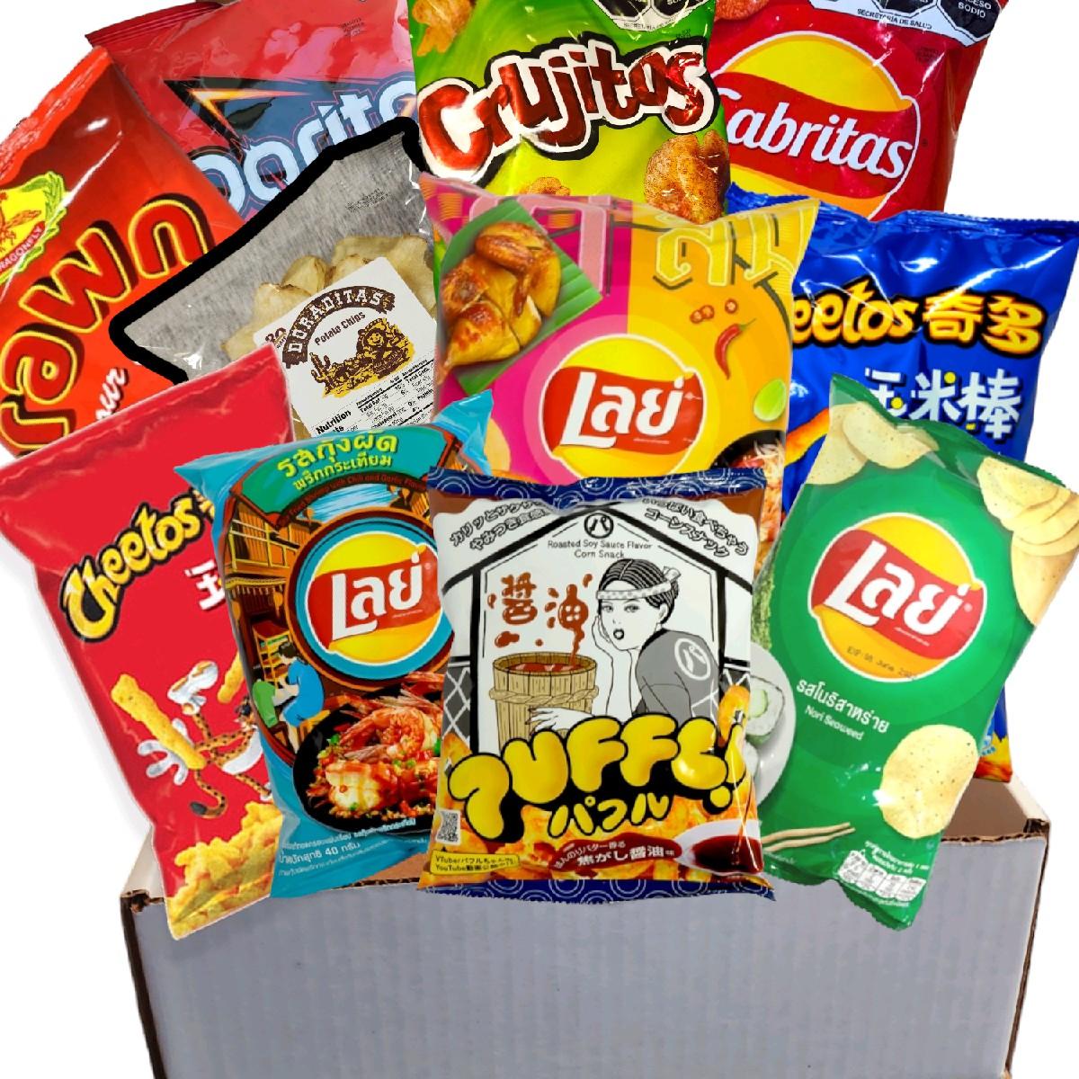 Mystery Mexican and Asian Chip Box (10 pc)