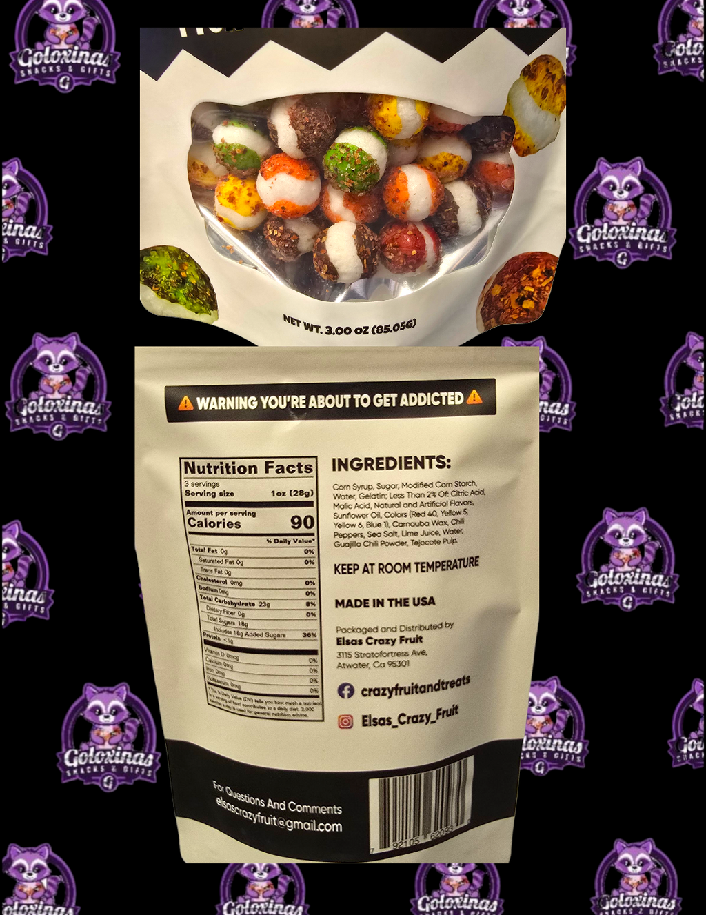 Freeze Dried Pica Rainbow Bites