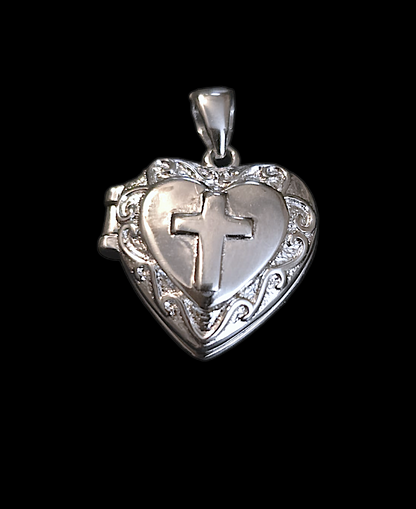 Heart Cross Locket