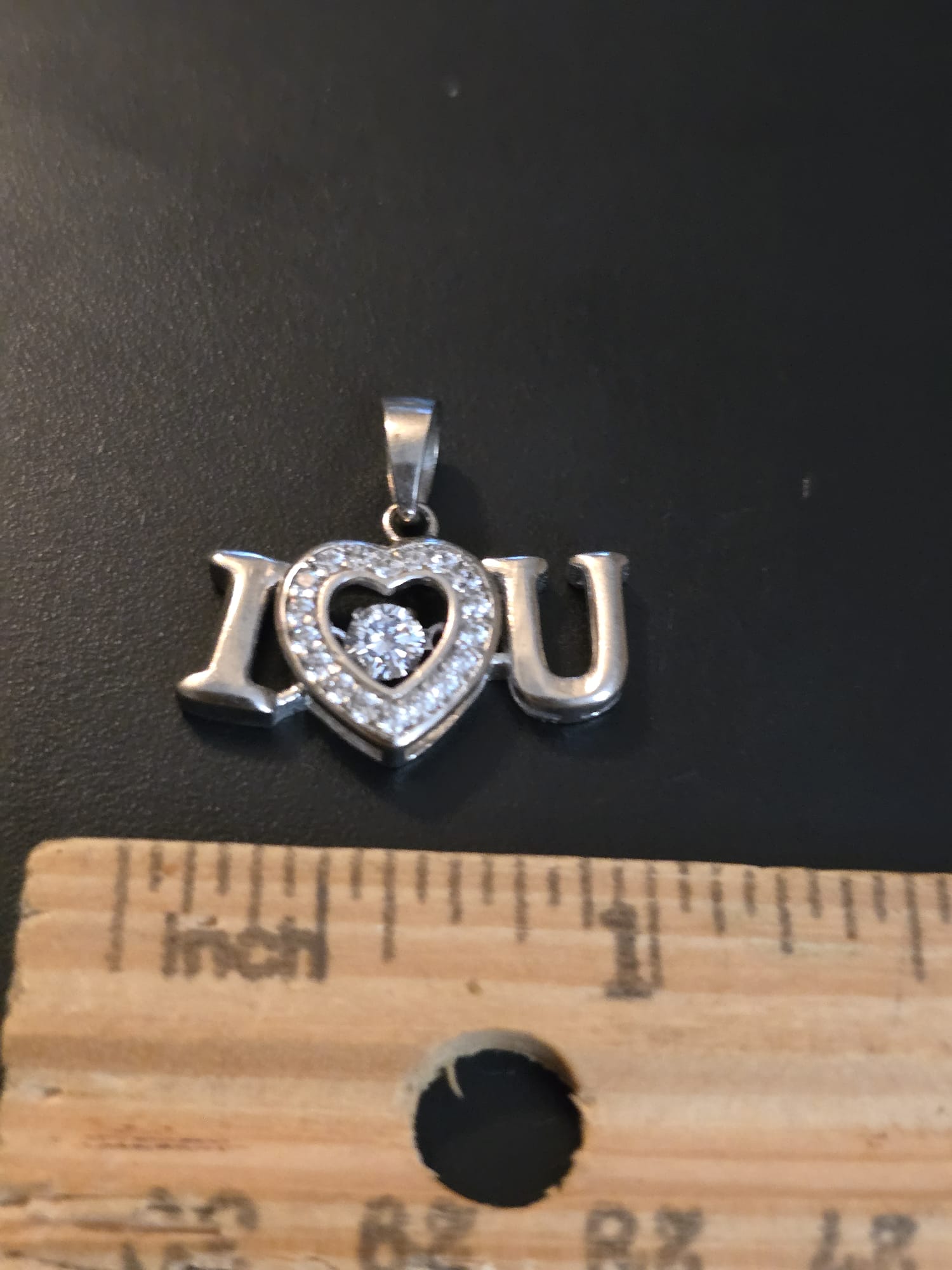 I Love You Heart Pendant