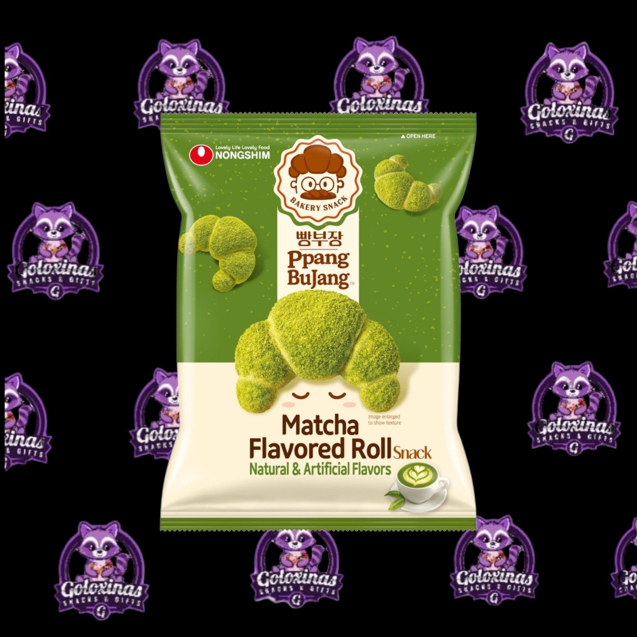 Ppang BuJang Matcha Flavored Roll