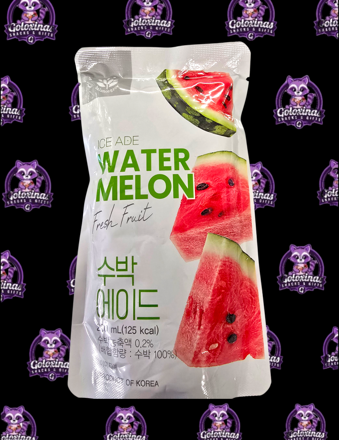 Korean Drink Pouch Watermelon Ice Ade