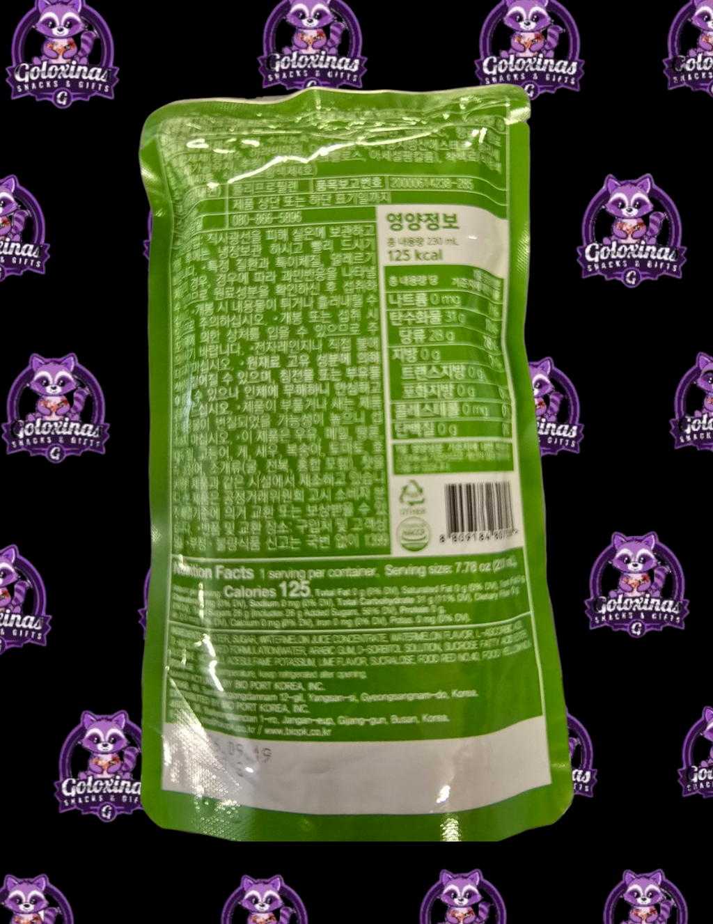 Korean Drink Pouch Watermelon Ice Ade