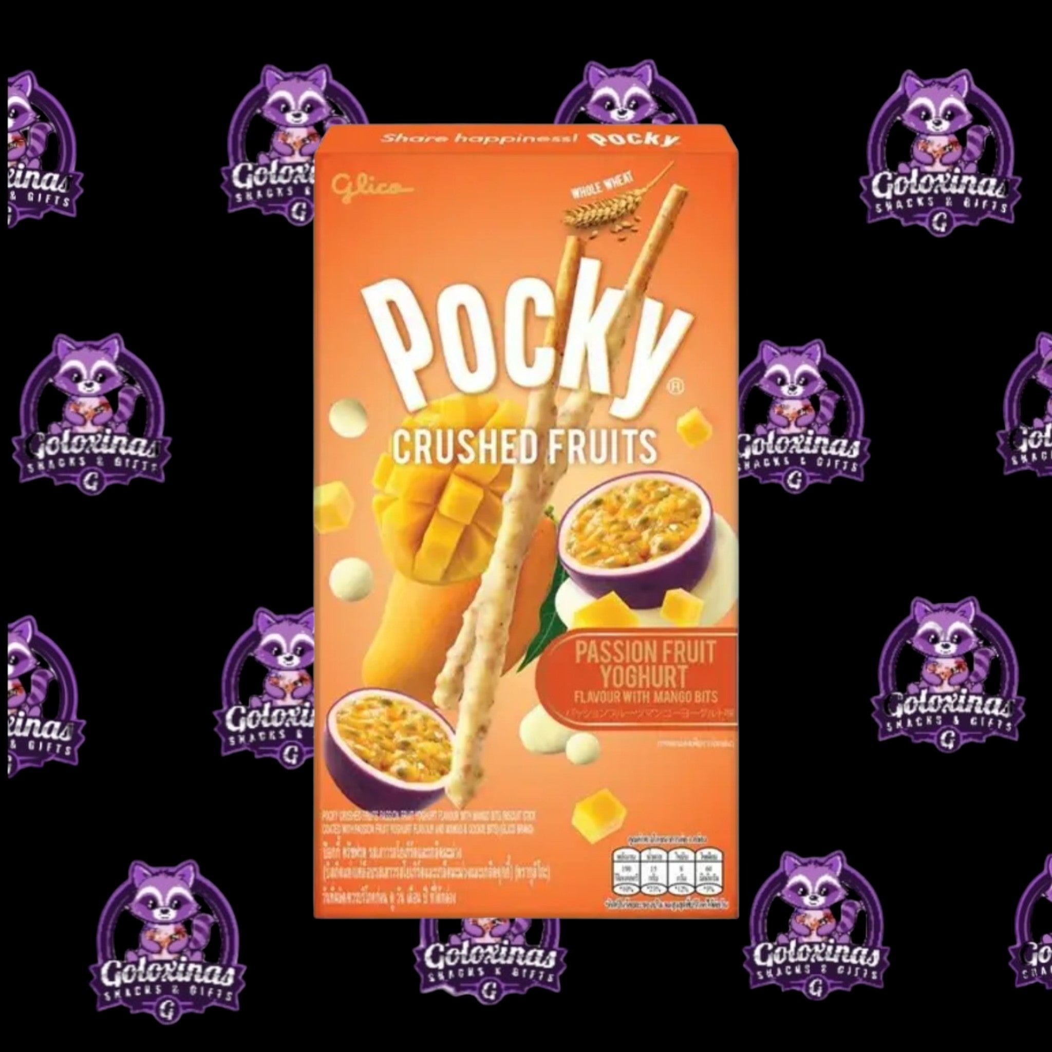 Pocky Passion Fruit Yogurt w/ Mango Bits