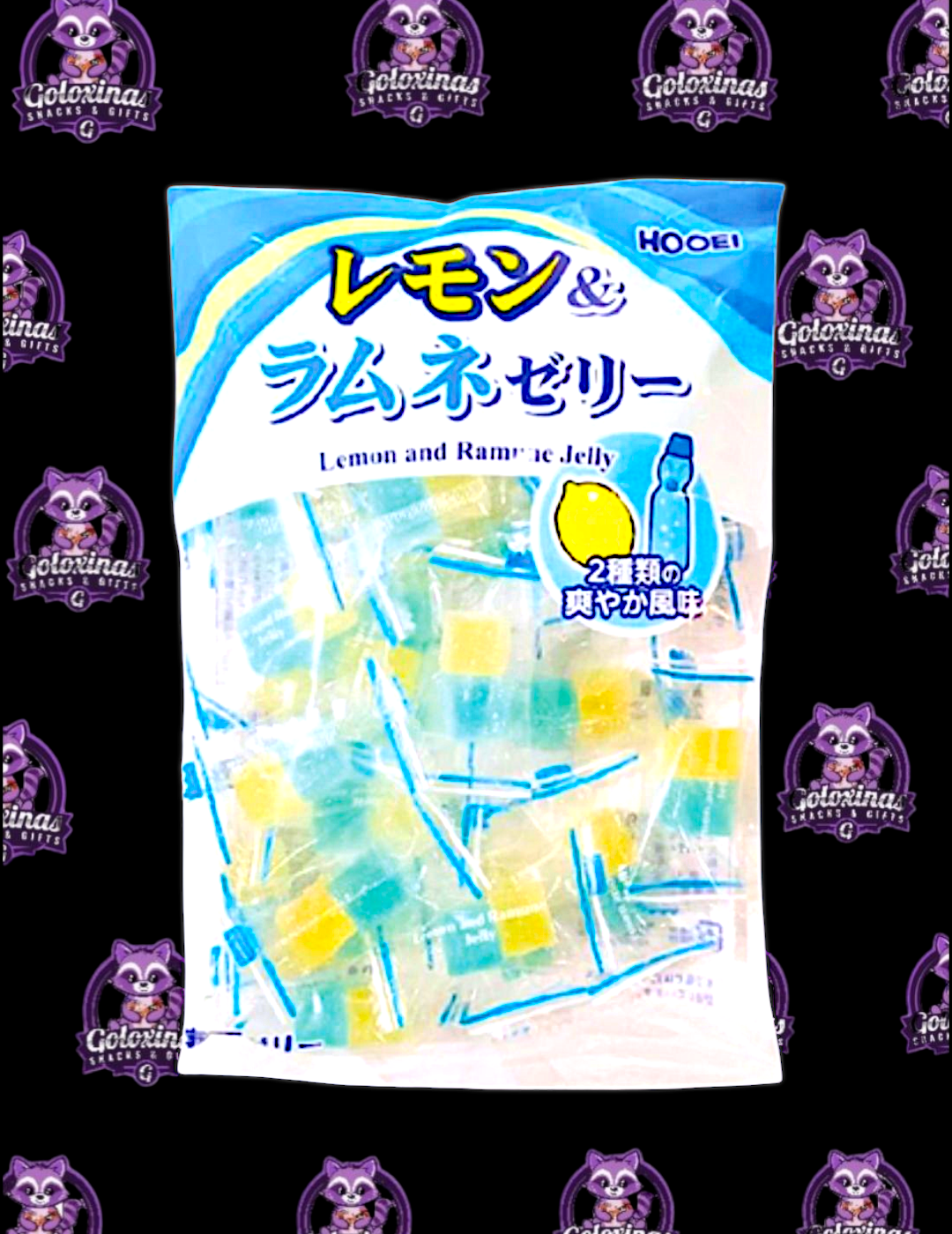 Lemon & Ramune Jelly Cubes
