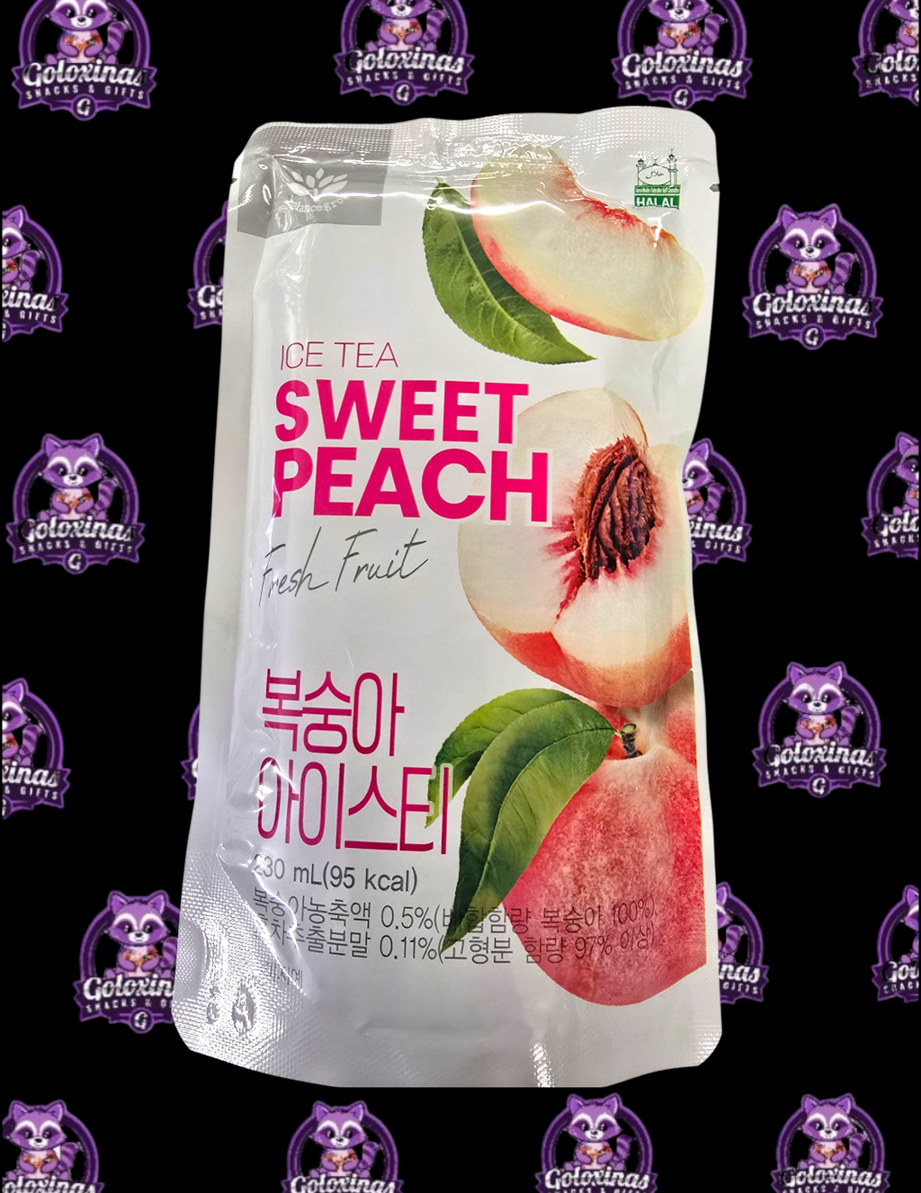 Korean Sweet Peach Ice Tea
