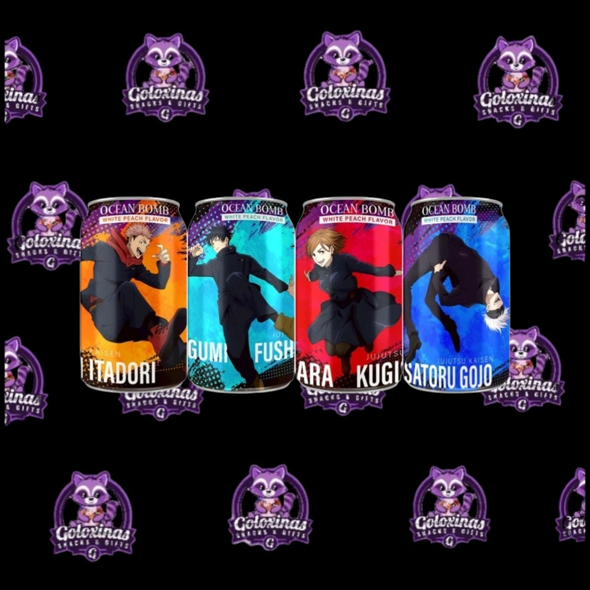 Jujutsu Kaisen Carbonated Drink White Peach (Taiwan)
