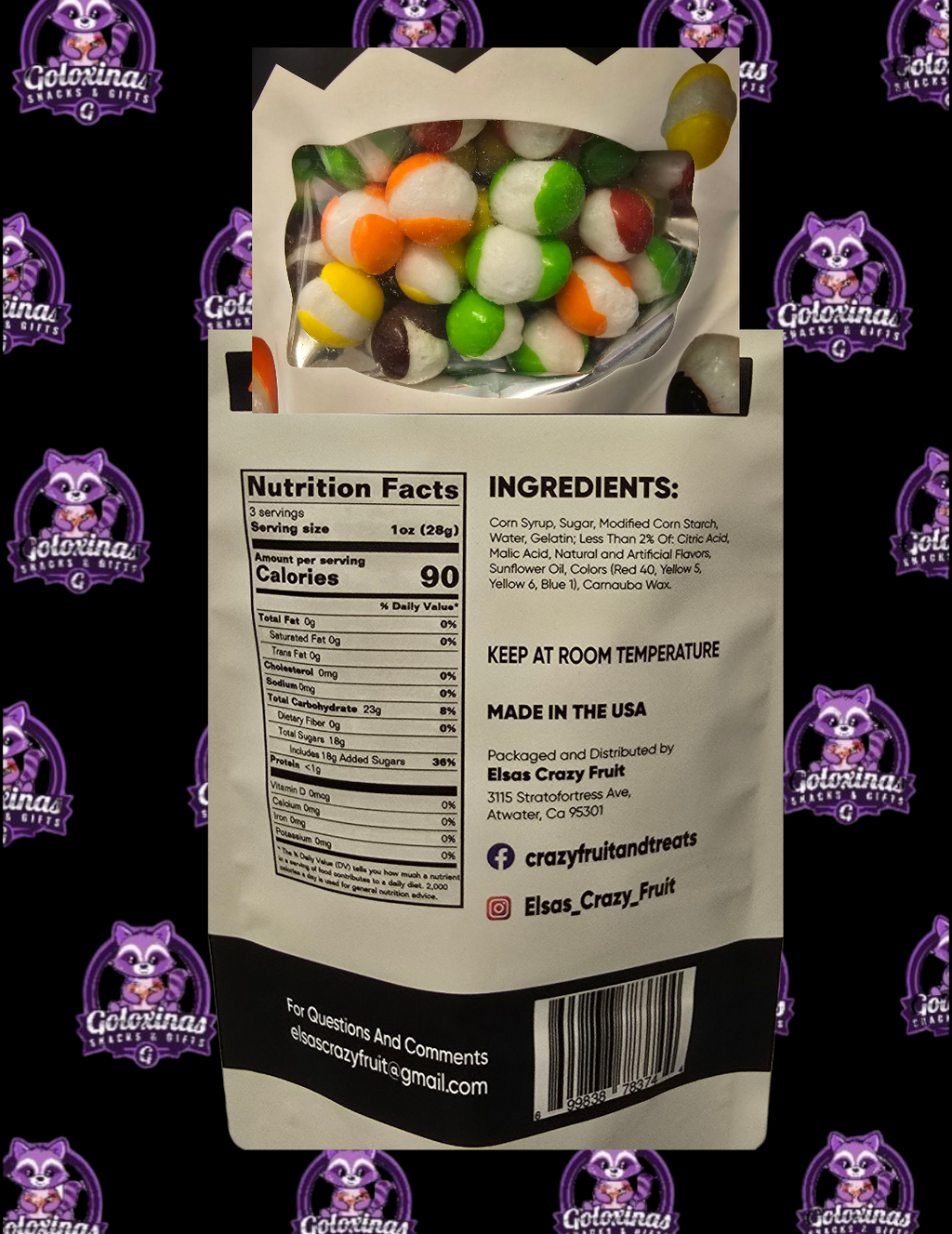 Freeze Dried Candy Rainbow Bites