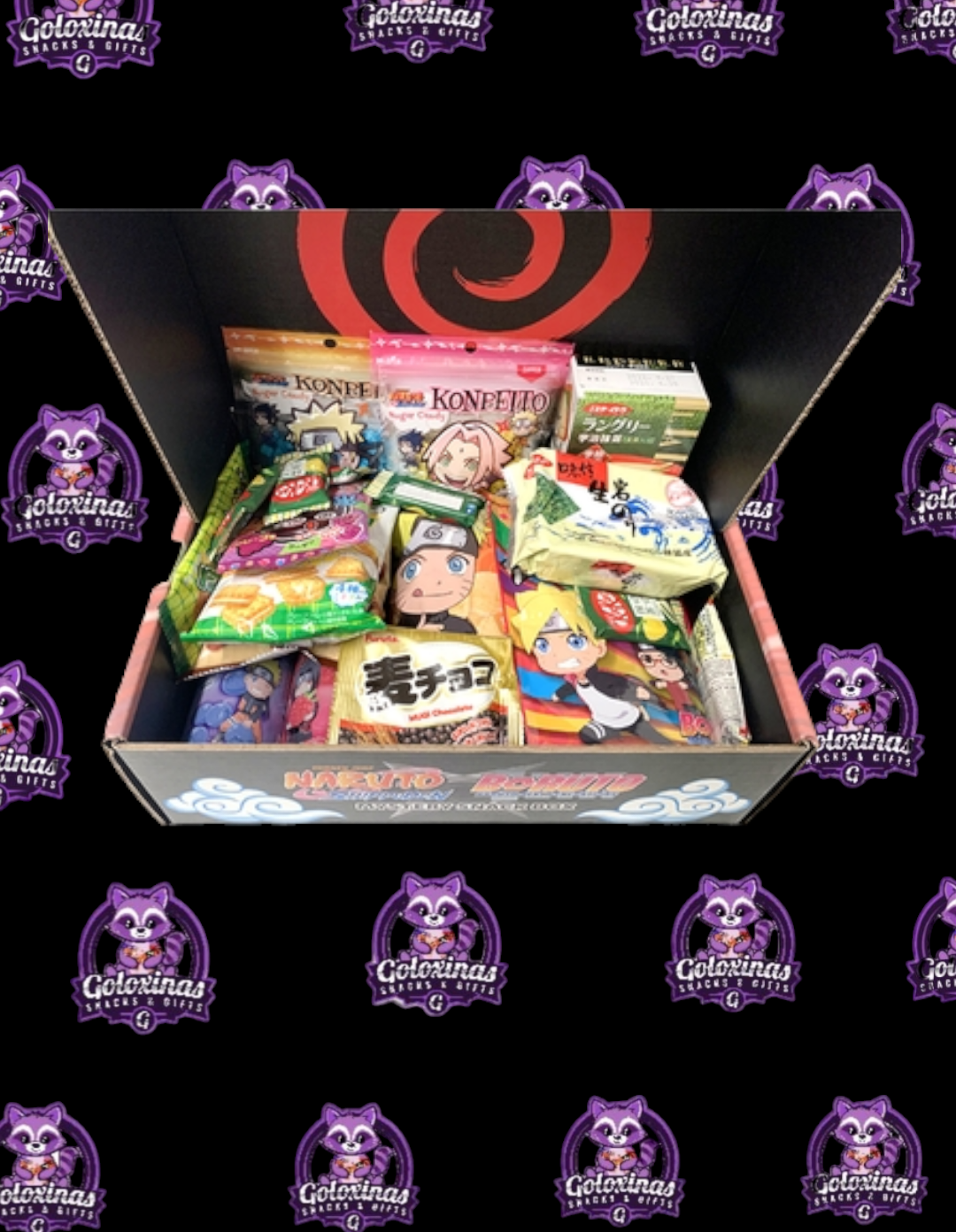 Naruto x Boruto Mystery Snack Box Goloxinas Naruto x Boruto Mystery Snack Box Goloxinas