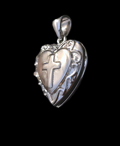 Heart Cross Locket