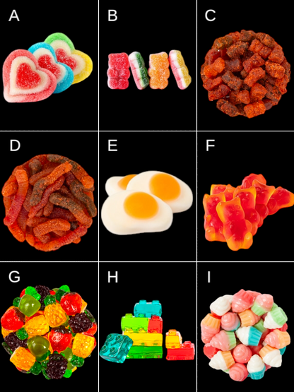 Goloxinas You Pick 4 Gummy Candy